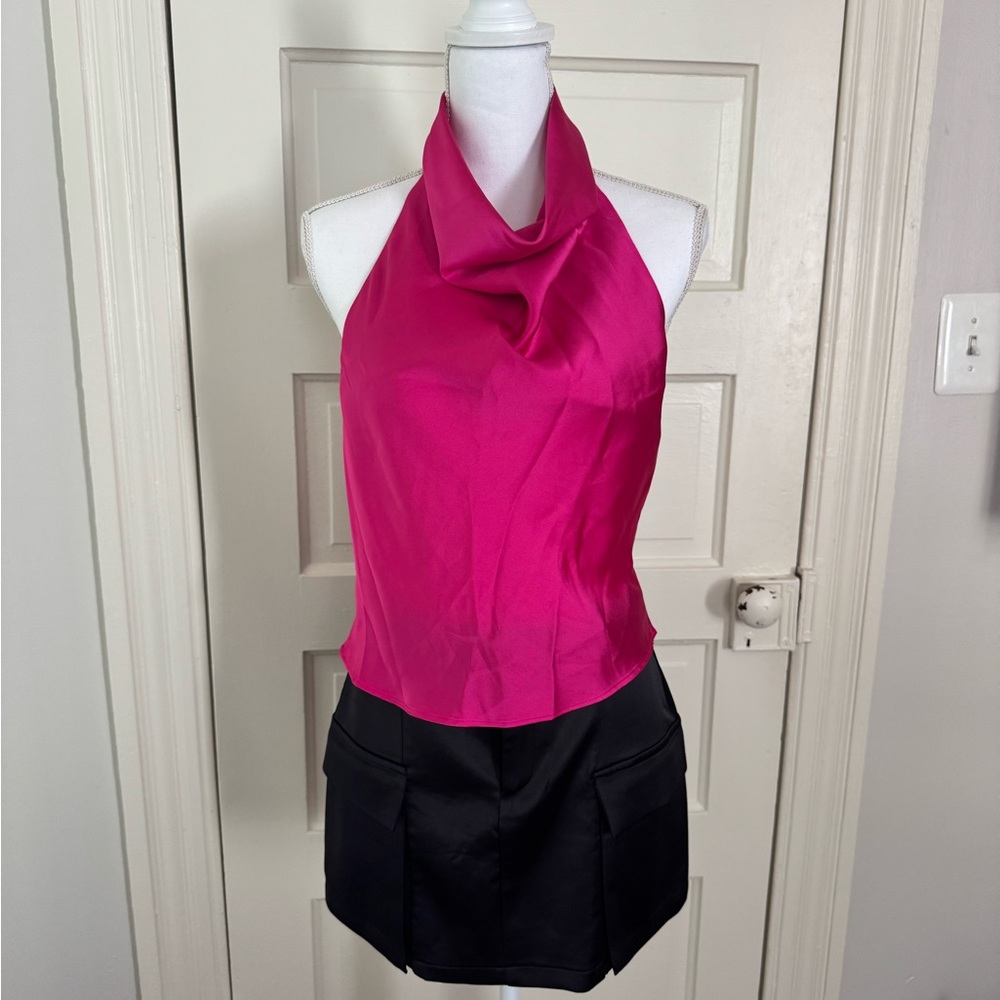 Zara Vibrant Pink Fabric